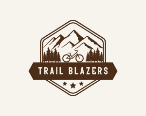 Mountain Forest Bicycle logo design