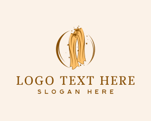 European Dish - Delicious Churros Snack logo design