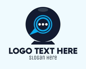 Online Chat - Webcam Video Call logo design