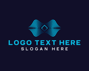 App - Digital Wave Technology logo design