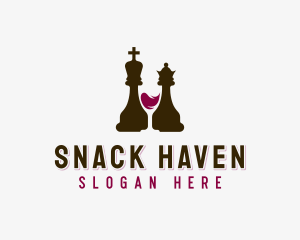 Chess Wine Liquor logo design