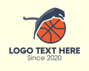 Panther Basketball Team Logo