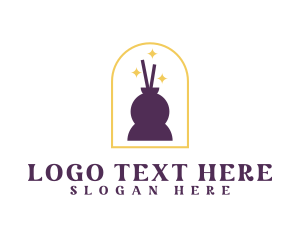 Premium Elegant - Fancy Oil DIffuser logo design