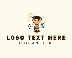 Cultural - Percussion African Drum logo design