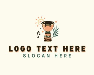 Traditional - Percussion African Drum logo design