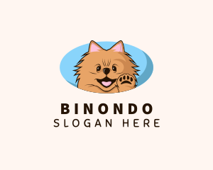 Grooming - Cute Dog Grooming logo design