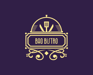 Art Deco Bistro Diner logo design