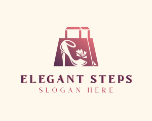 High Heels Shopping logo design