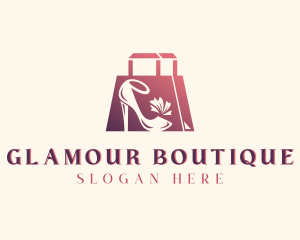 Glamour - High Heels Shopping logo design
