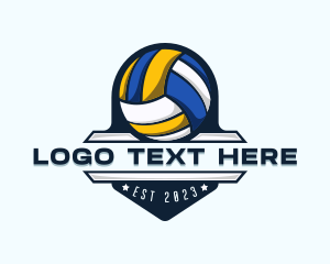 Trainer - Volleyball Varsity Team logo design