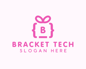 Bracket - Ribbon Gift Code logo design