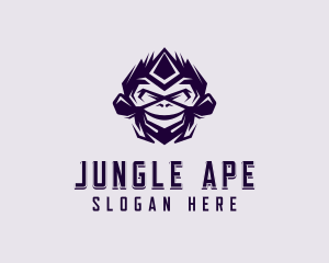 Ape - Monkey Ape Gaming logo design