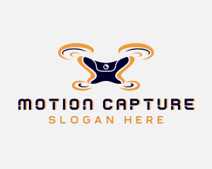 Footage - Drone Surveillance Quadcopter logo design