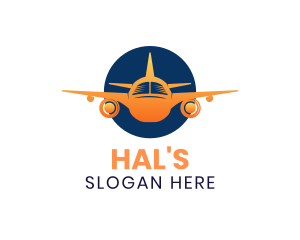Transportation - Gradient Airplane Transportation logo design
