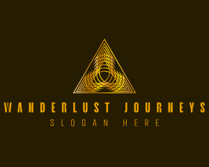 Pyramid - Luxury Pyramid Triangle logo design