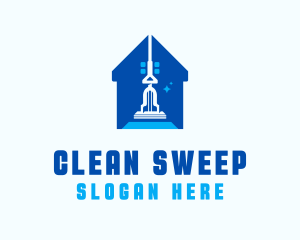 Mopping - House Floor Mopping logo design