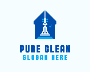 House Floor Mopping logo design