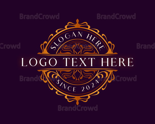 Elegant Ornamental Crest Logo