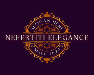 Elegant Ornamental Crest logo design