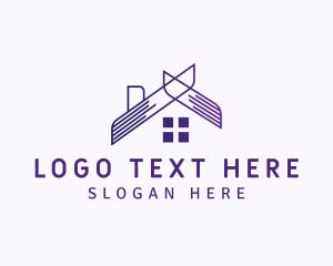 Roof - Home Roof Property logo design