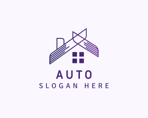 Apartment - Home Roof Property logo design