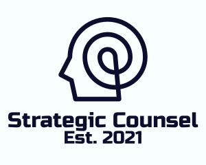 Counsel - Spiral Head Mental Health logo design