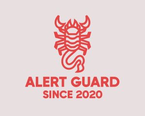 Warning - Scorpion Venomous Sting logo design