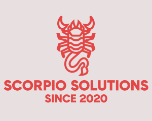 Scorpion Venomous Sting logo design