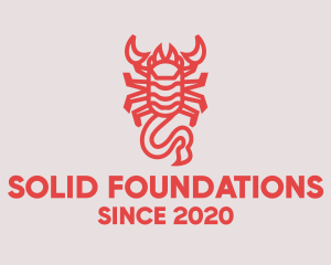 Arachnid - Scorpion Venomous Sting logo design