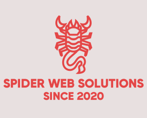 Arachnid - Scorpion Venomous Sting logo design