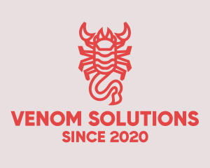 Scorpion Venomous Sting logo design