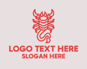 Scorpion Venomous Sting Logo