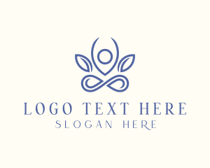 Leaf - Yoga Zen Relaxation logo design