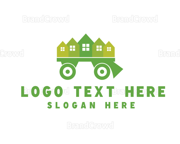 Moving Truck Wagon Logo