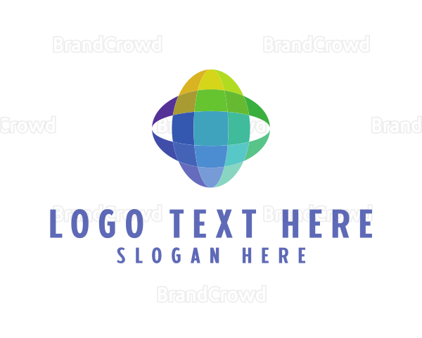 Geometric Planet Business Logo