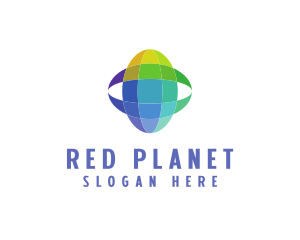 Geometric Planet Business logo design