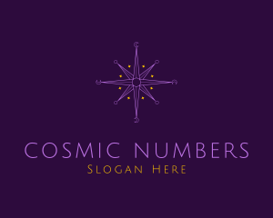 Astrology Cosmic Compass logo design