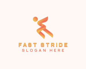 Running - Running Varsity Athlete logo design