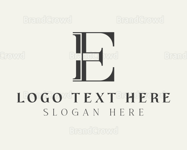 Investor Corporate Firm Letter E Logo