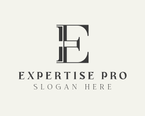 Investor Corporate Firm Letter E logo design