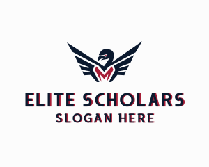 Ivy League - Eagle Flight Letter M logo design