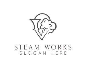 Steam - Steam Cloud Vape logo design