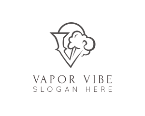 Steam Cloud Vape logo design