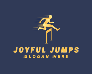 Hurdle Sports Athlete  logo design