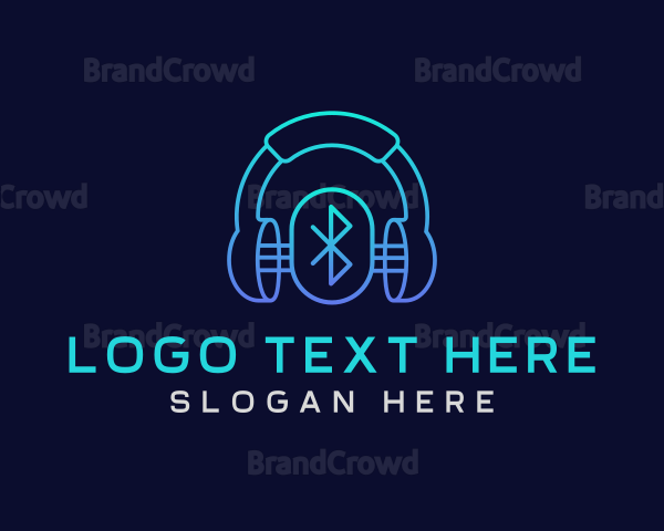 Bluetooth Music Headphones Logo