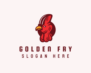 Rooster Turkey Head logo design