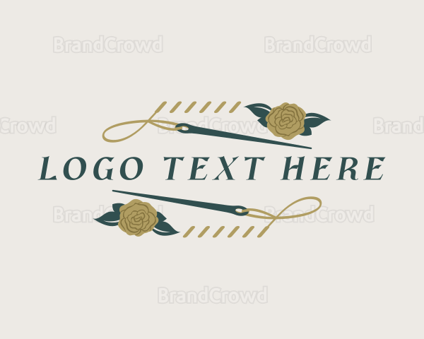 Needle Thread Stitch Logo