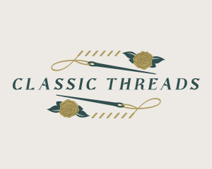 Needle Thread Stitch logo design