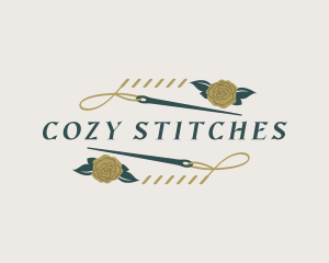 Needle Thread Stitch logo design