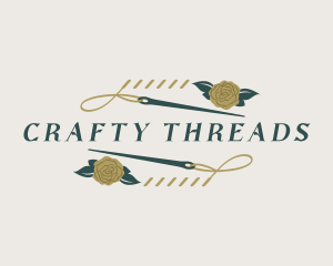 Needle Thread Stitch logo design